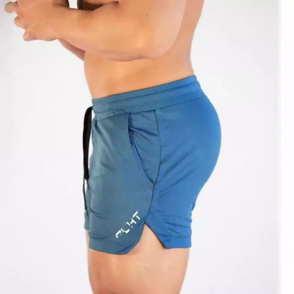 2024 New Get Fit a vyzerajú skvelé mužské fitnes kraťasy na beh a výcvik na pláži s vozom a trojdielnym systémom