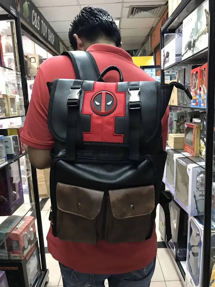 2024 New Hot Marvel Avengers Deadpool batoh študent batoh s jedným ramenným šikmým krížom s malými taškami v taške PASE