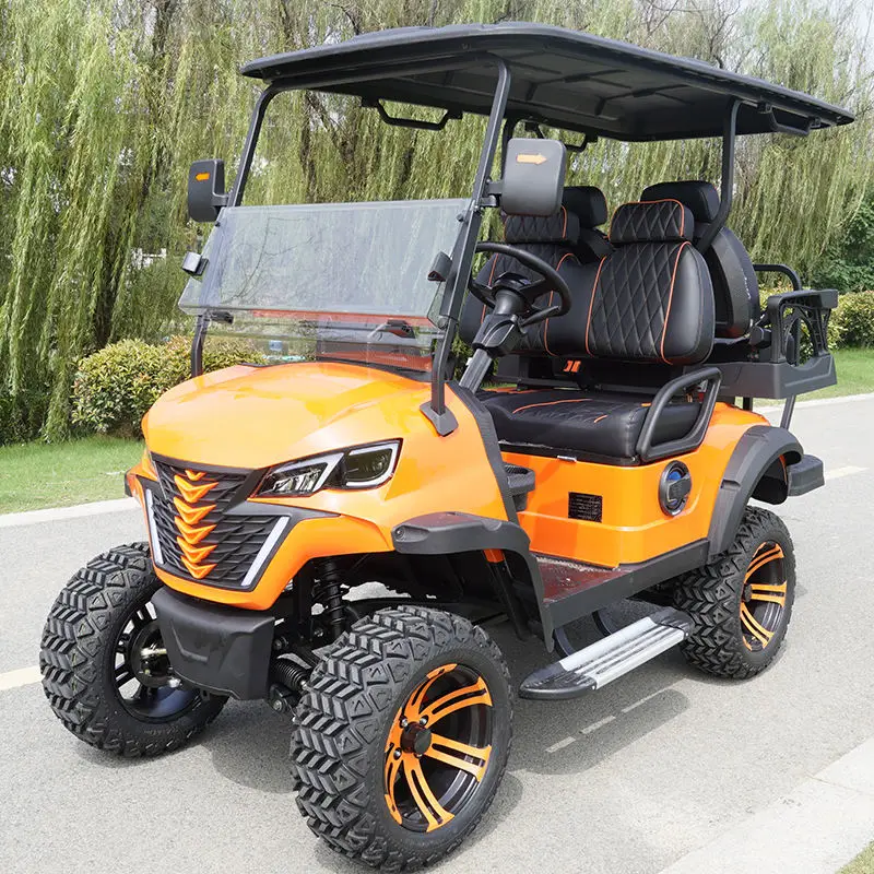 2024 New Modle Style D pre exkluzívne pravé 4+2 sedadlá Pohľady autobusu Cart Cart Electric Golf Buggy Hunting CART