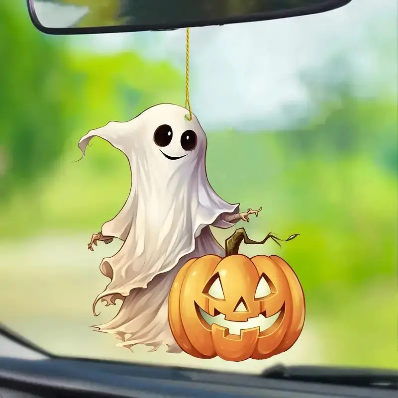 2024 New Pumpkin Man Halloween kovboj čarodejnícky kostra keychain mobilný telefón prívesok Halloween darček pre priateľa