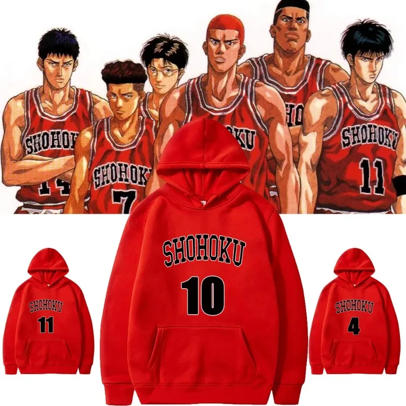 2024 New Slam Dunk Hoodie Fashion Cosplay Pullover Unisex Harajuku hip hopová mikina príležitostná každodenná jesenná a zimná látka