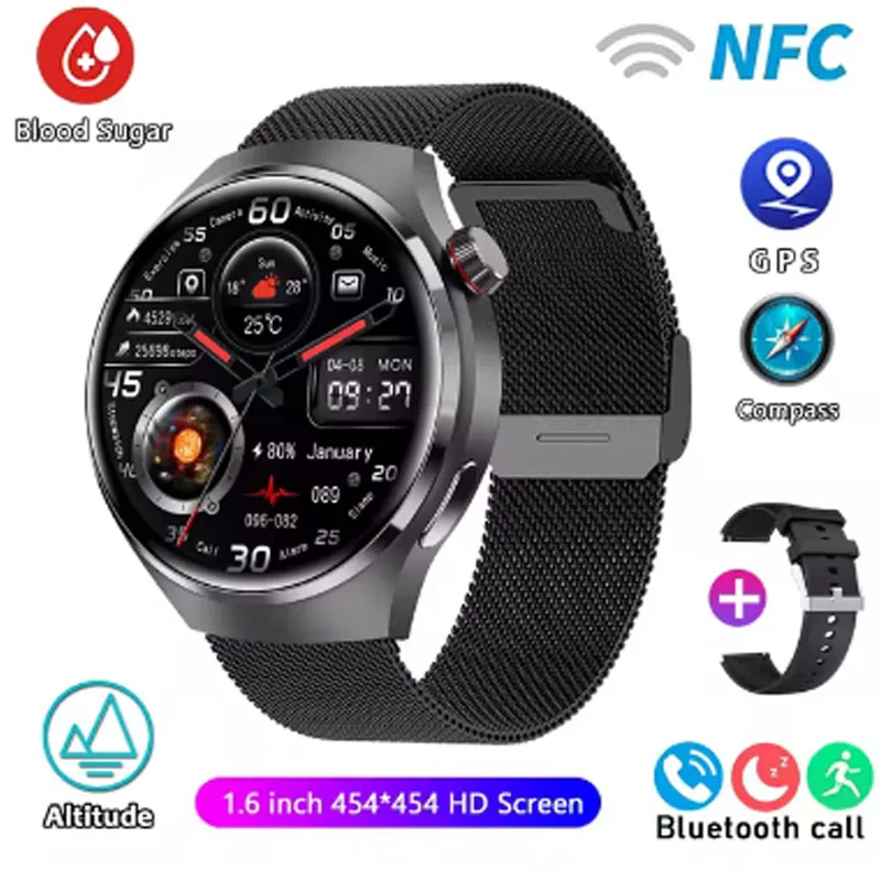 2024 NOVINKA PRE Realme GT 2 VIVO X60T PRO+ SMART WATCH MEN AMOLED HD SCRON Bluetooth CALL GPS NFC SRDCE SPORT SMART SMARTWATCHWOMEN