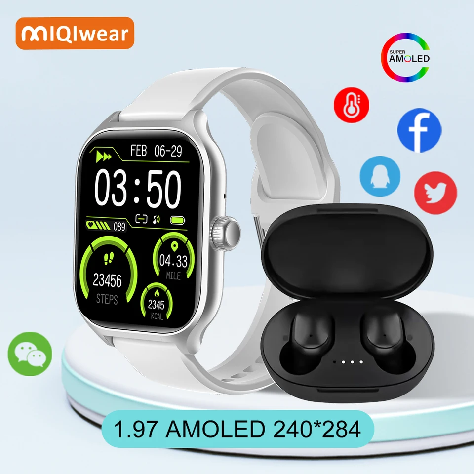 2024 Novo spustené najnovšie Smartwatch WK97 s dvojitými popruhmi Serfón Series 9 Smartwatches PK I8 Ultra i9 Ultra