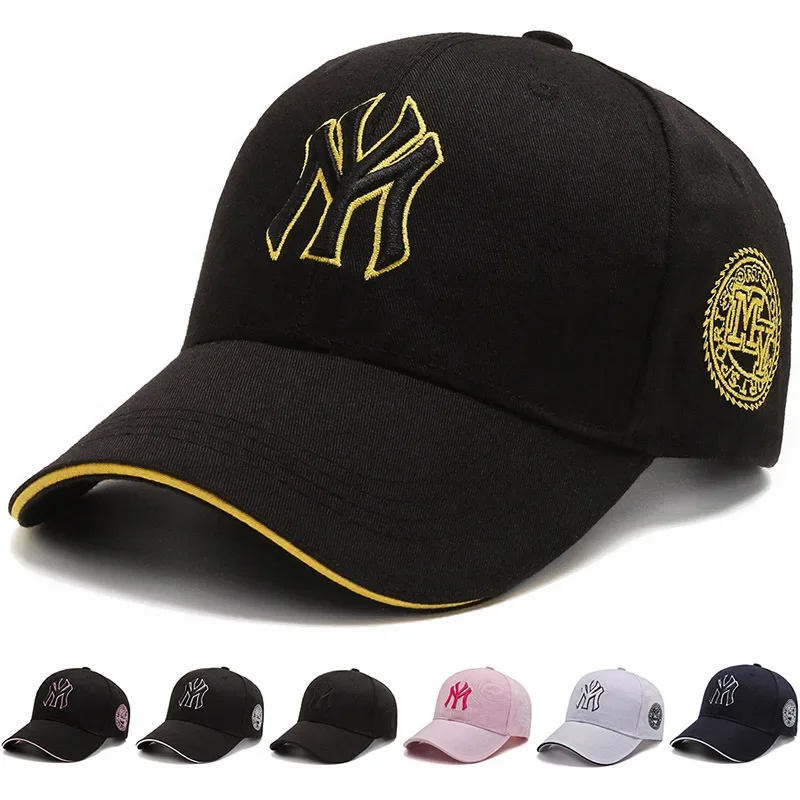 2024 Nová luxusná značka My vyšívané umývané džínsové baseballové čiapky pre mužov Vysoko kvalitné čierne vintage otcovské klobúky Gorras hombre