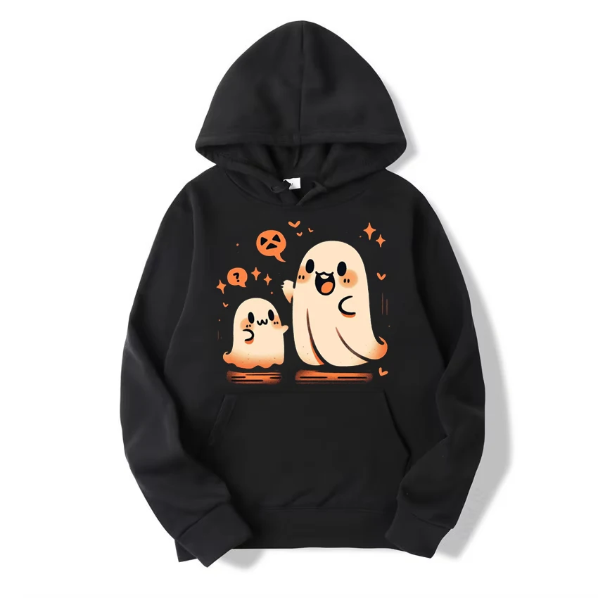 2024 Nová módna jeseň a zimná predajná mikina Halloween Cute Little Ghost Boys and Girls Clother Sweater Carlijnq
