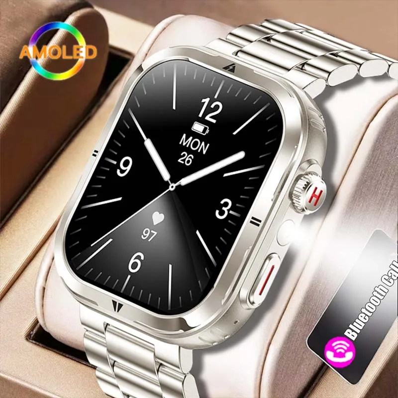 2024 Nové pre Xiaomi Outdoor Sports Smart Watch Men Bluetooth Call LED osvetlenie 100+ Športový režim IP68 Nepremokavé muži Smart Watch