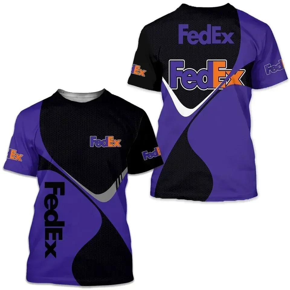 2024 NOVÉ Summer Hot Men's Tričko Fed EX 3D Tlačené tričko Men a dámske módne tričko Tričko Topko