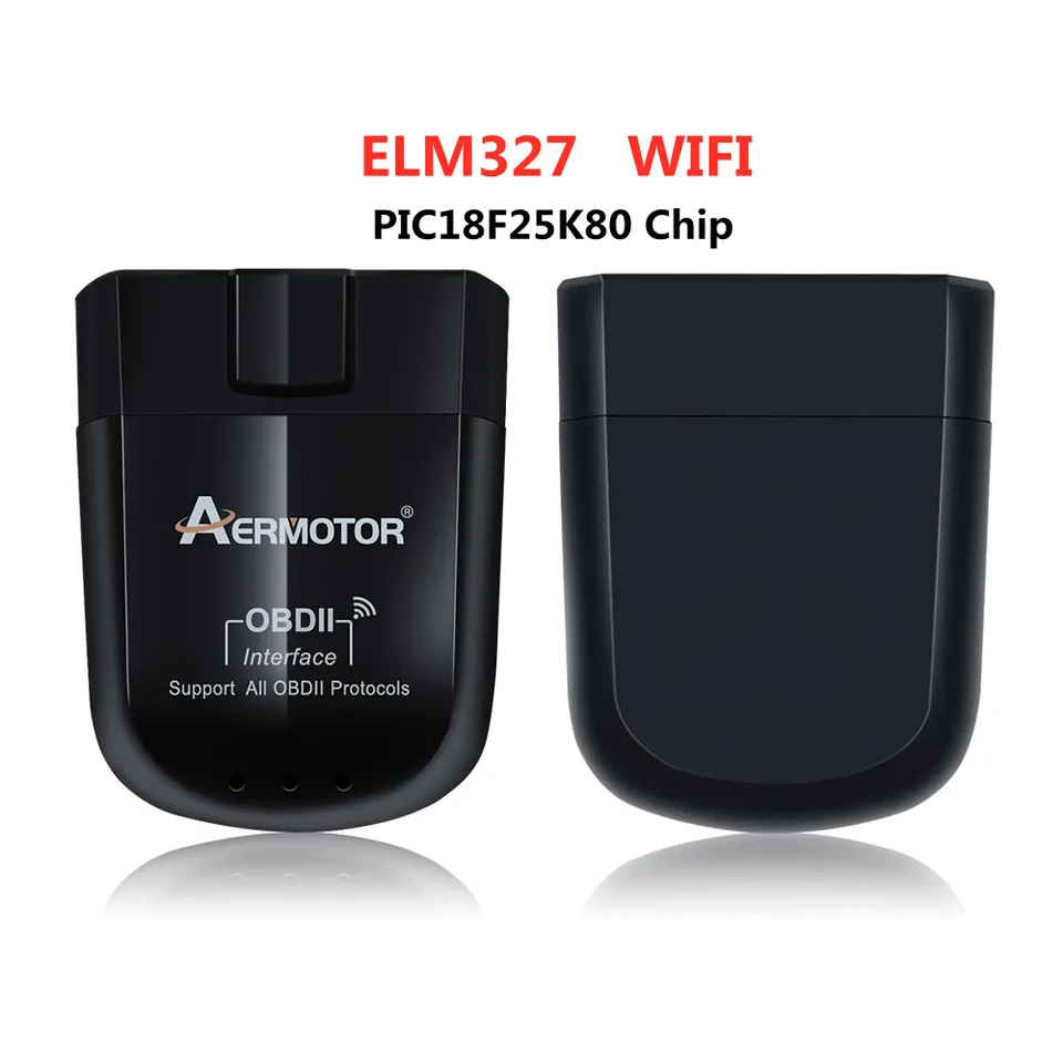 2024 Nový Aermotor OBD2 Code ReadteRelM327 25K80 Chip WiFi ELM327 V1.5 PIC18F25K80 ELM327 BT4.0 Bluetooth 4.0 OBD2 Diagnostický nástroj