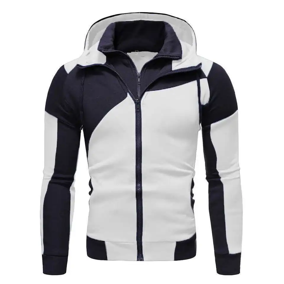 2024 NOVÝ AUTUMN MEN Mikiny s dlhým rukávom bunda Hoodie Zipper Uzatvára bunda Mužské mikiny Mikina Slim Fit Mužské oblečenie
