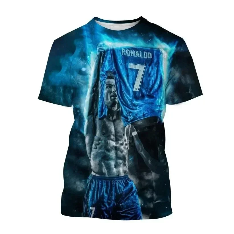 2024 NOVÝ CR7 Futbalová hviezda Jersey Dieťa Dospelé Tričko Dospelé športové tričká pre mužov Dámske topánky Topy s krátkym rukávom Mužské oblečenie