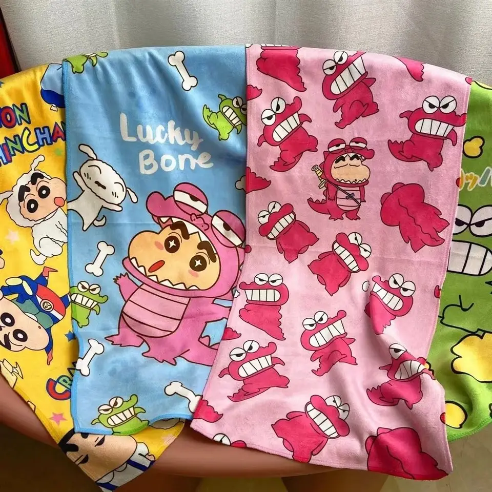 2024 NOVÝ CRAYON SHIN-Chan URECKÁ Pohodlná cestovná karikatúra Kawaii Candy Paar Pár Štýl Absorbuje vodné uteráky Darčekové hračky