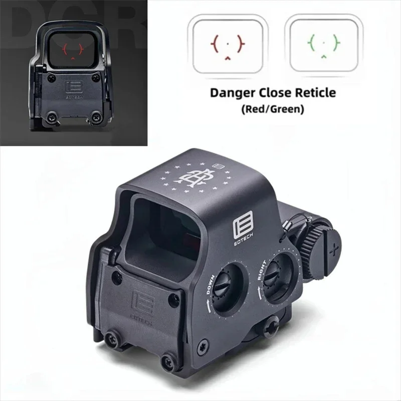2024 Nový EoTech 558 DCR Red Dot Holographic Sight Airsoft Hunting W/G33/G43/G45 3x 5x Šmrnc Fit 20 mm koľajníc a páky QD