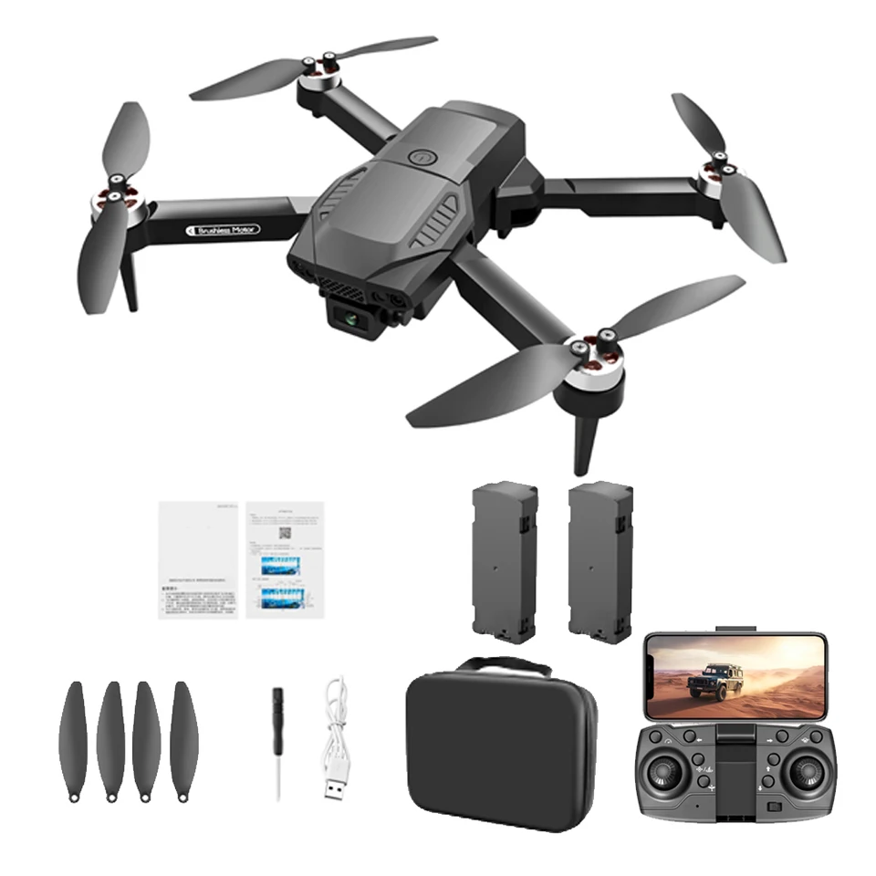 2024 Nový F198 DRON WIFI BUSHLESS ELEKTRICKÝ OPTICKÝ OPTICKÝ FLOW Lokalizácia FPV RC Skladacie štvorkoliek