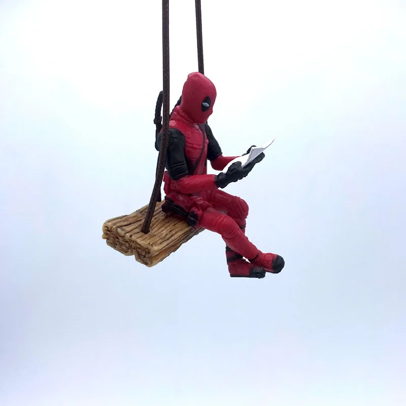 2024 Nový film Deadpool 3 q Verzia Akčné figúrky PVC Model Model socha dekorácie Doll Hra Toy Kawaii Car Drendant
