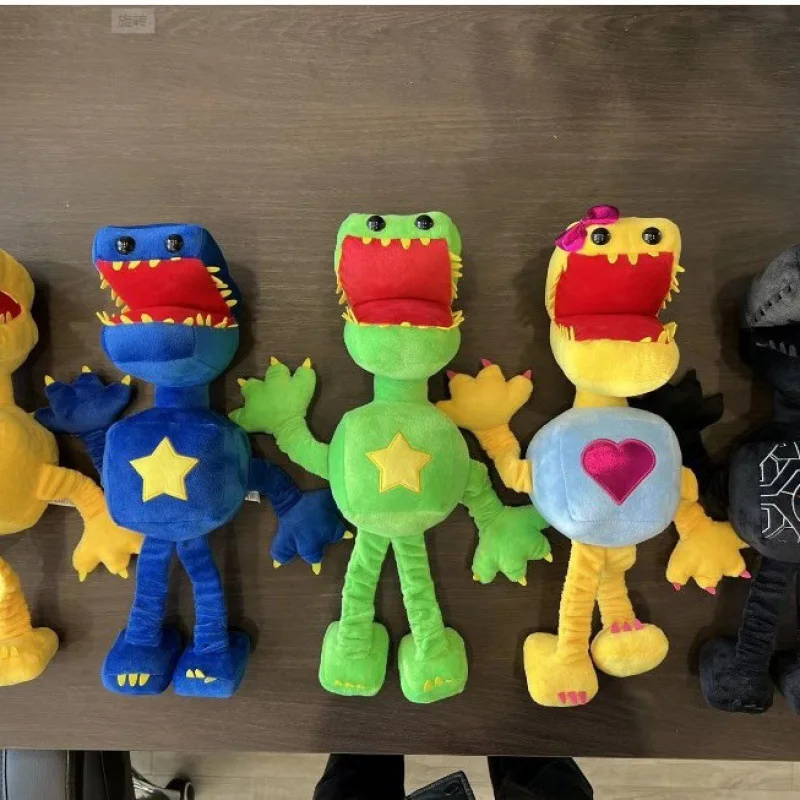 2024 NOVÝ HORKÝ PREDAJ PLYNÝ PLUSKÝ DOLO Roztomilý a vtipný bábika päť farieb simulácia Dinosaur Doll DIY Plyšová bábika