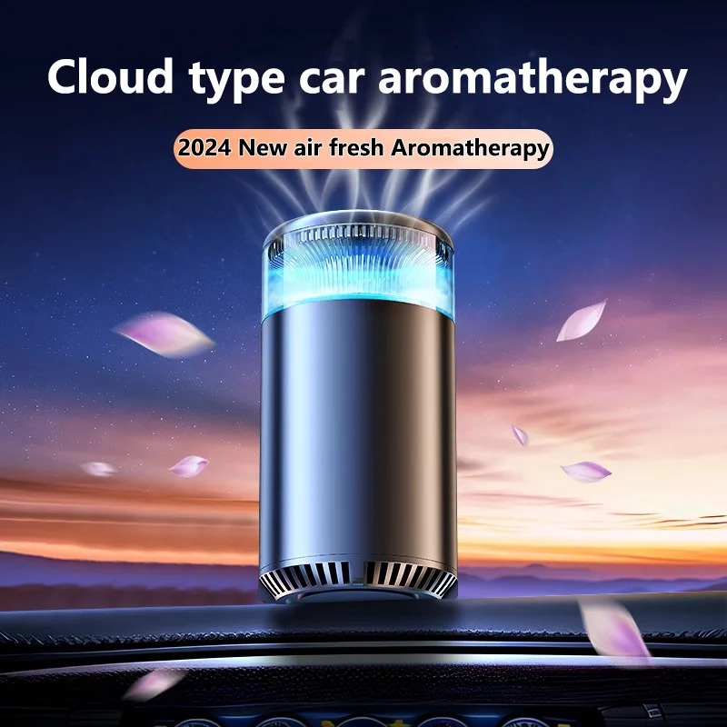 2024 Nový inteligentný automobil aromaterapeutický stroj Perfumér Atmosféra Svetlo Pokročilý zmysel pre parfumy Parfumový čistič vzduchu