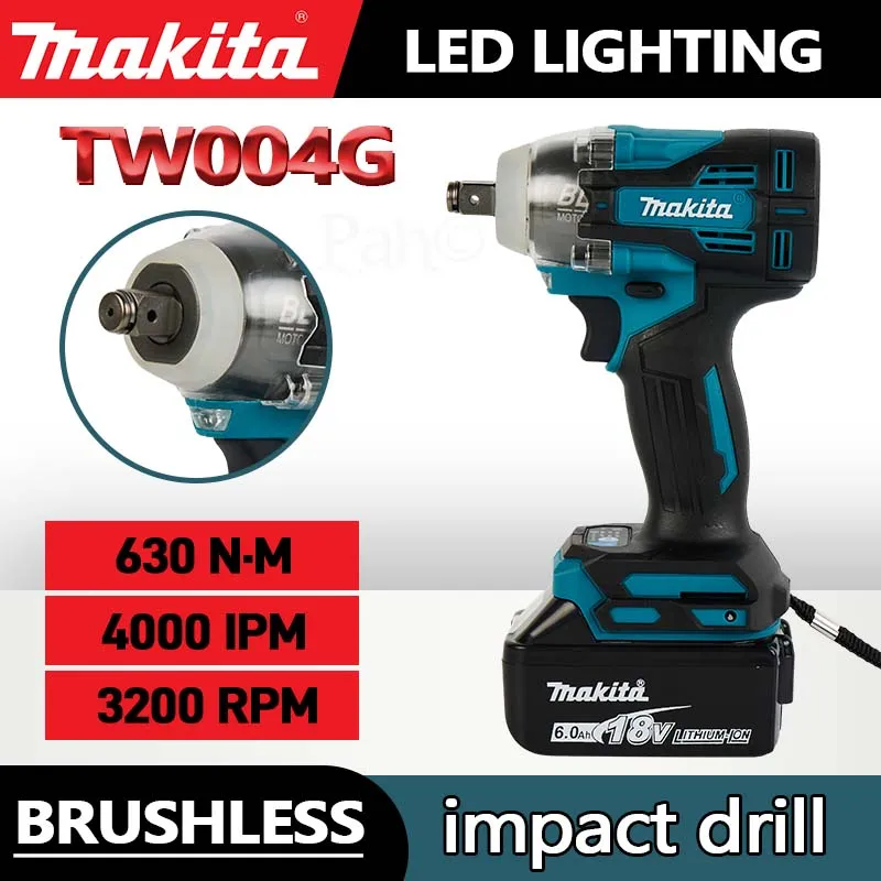 2024 NOVÝ MAKITA TW004 Nabíjateľný vŕtací ovládač so skrutkovačom batérie Brushless bez elektrického skrutkovača LI-ION XGT