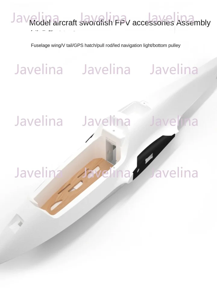 2024 NOVÝ MODEL LIETALE FIGHT WING, ATOMRC SWORDFISH ACTIONS, Rýchle odnímateľné FPV FUSELAGE WING V-TAIL