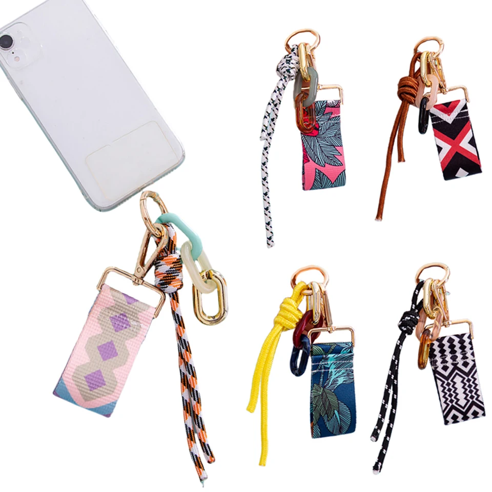 2024 Nový módny všestranný nylonový lanový taška prívesok Keychain Závesné ozdoby MiU Doll Bath