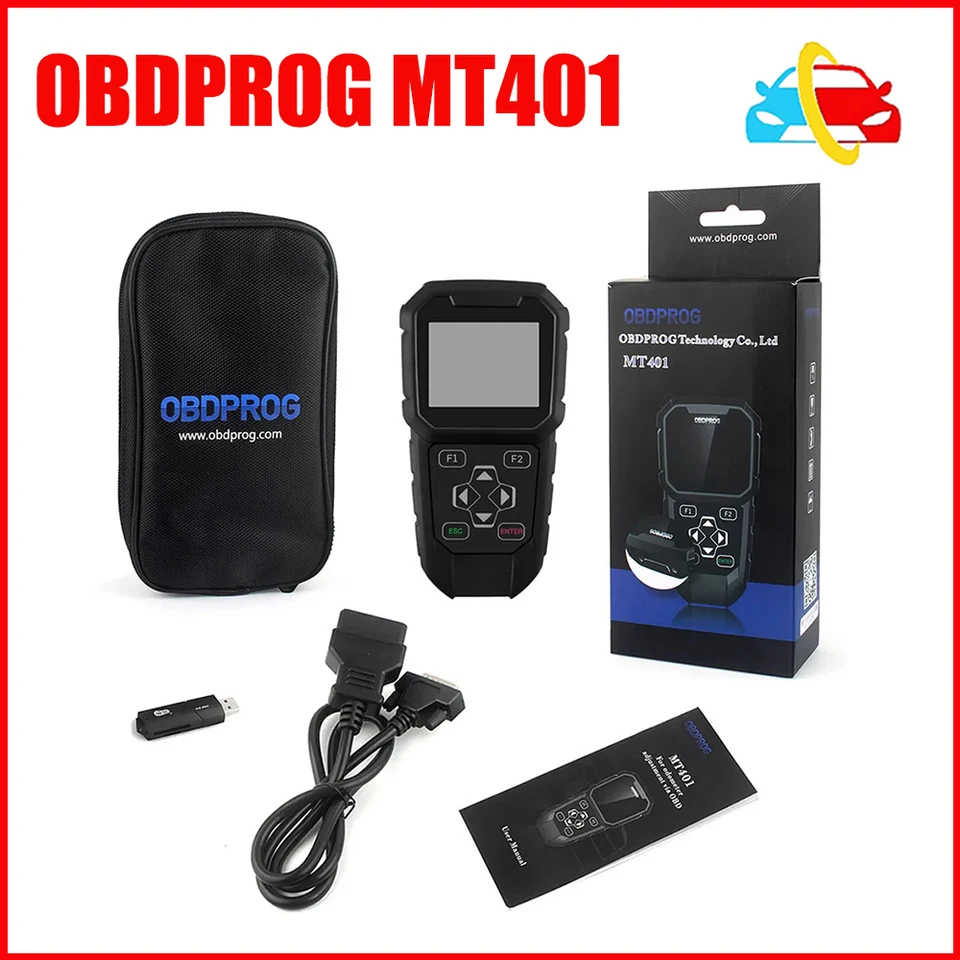 2024 NOVÝ OBDPROG MT401 OBD 2 KLOSTER KALIBRATION Nástroj OBD2 SKENER SKENER SKENER PRIESTOR CORREKTY