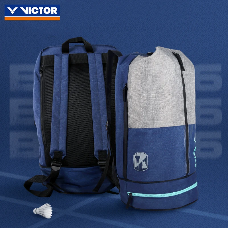 2024 Nový originálny batoh Victor Dlhý batoh Badminton Bag Sports Training Rameno Bag BR3036 s topánkami 30*30*55 cm