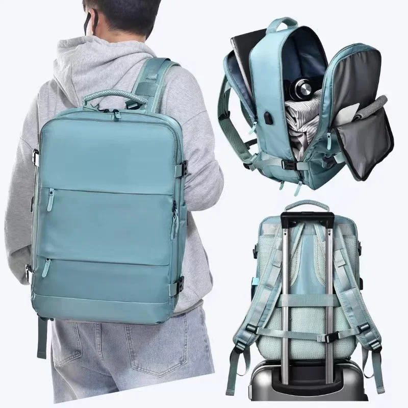 2024 Nový vysokokapacitný cestovný batoh pre mužov Fashion School Bag Multifunkčná taška