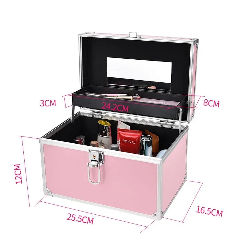 2024 Nový značka make -up box Artist Professional Kozmetické puzdrá kozmetické puzdrá make -up tattoo na nechty Viacvrstvový nástroj na úložisko náradia