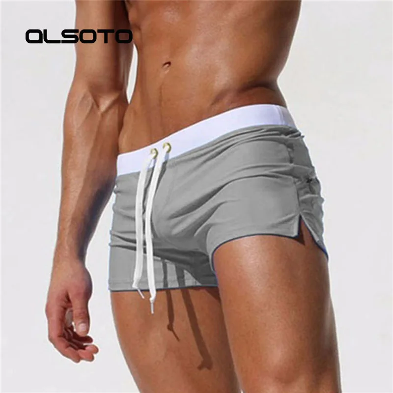 2024 nových plaviek Men Sexy plávanie Trunks Sunga Hot Swimsuit Mens Swim Slires Shorts šortky Mayo de Praia Homens maillot de Bain