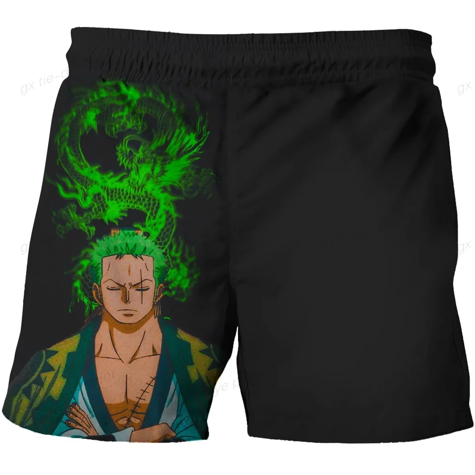 2024 ONE PLAČKA LUFFY PLAČNÉ PANTY PRE DETI 4-14Y Shorts Pants Nové dievčatá chlapci Harajuku nohavice pre deti 3D Cartoon Print Cool