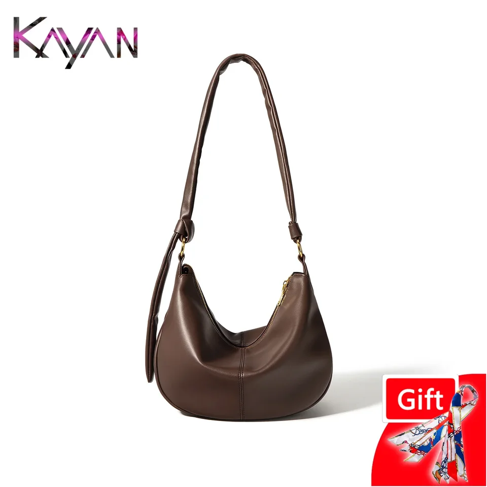 2024 Originálne kožené ženy Dumpling Ramer Bag Cast Light Capacita