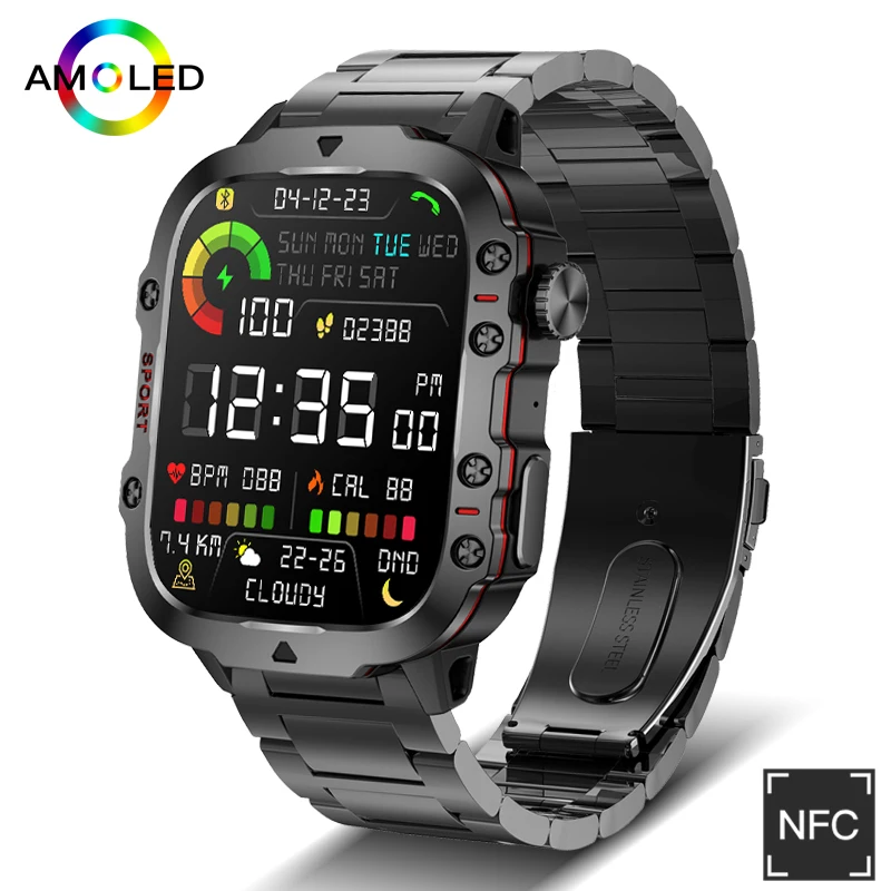 2024 Outdoor Smart Watch Men 2,01 