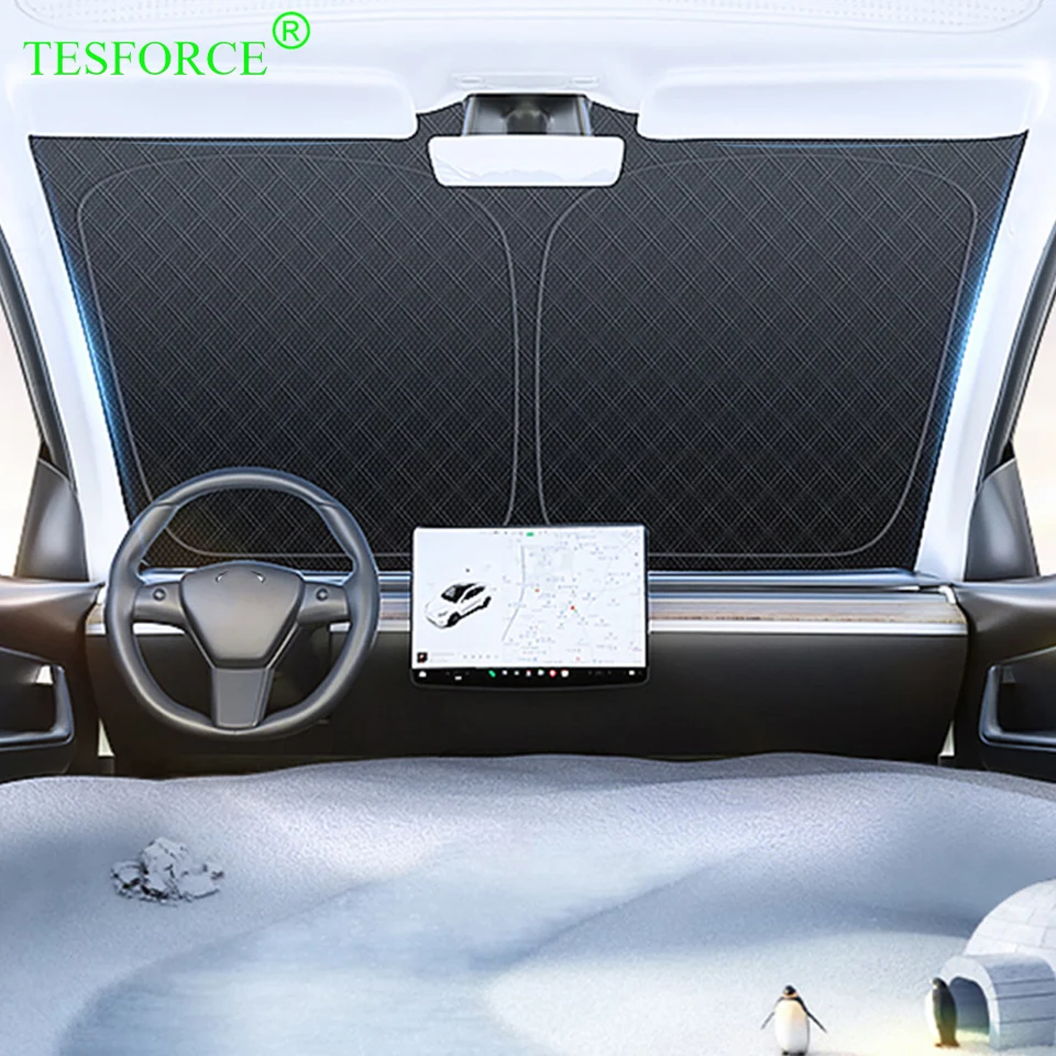 2024 pre Tesla Model Y/3 bočné okno čelného skla Sunshade Neprepralentné opatrenie na ochranu pred slnkom Izolácia tepelného izolácie Camping Ovládanie súkromia