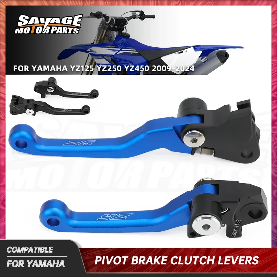 2024 pre Yamaha YZ125 YZ250 YZ450 X/F/FX Pivot Clutch Brzdenie páky 2009-2025 Motocyklové príslušenstvo Dirt Pit Bike Ruckles