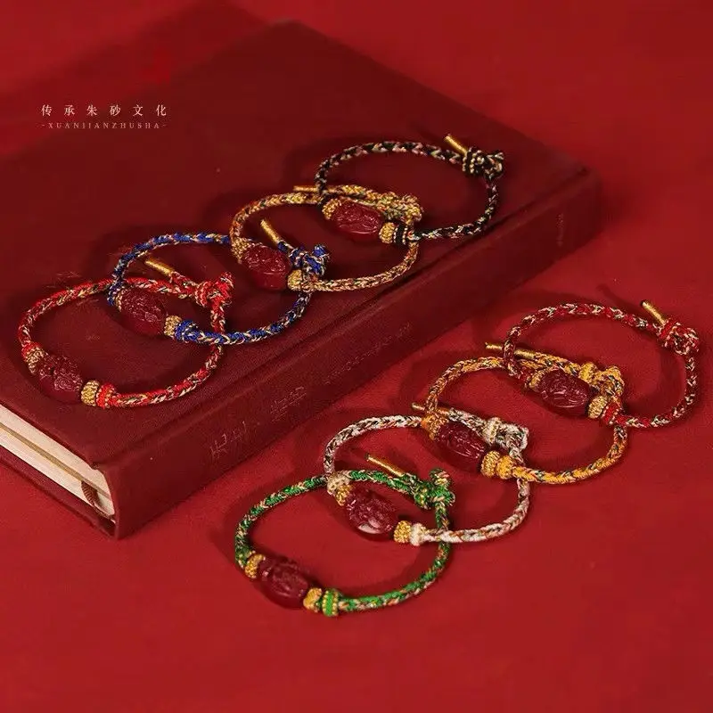 2024 Rok narodenia Red Lope Bracelet Pánske a ženské zverokruh