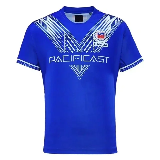 2024 Samoa Home/ Away Rugby Jersey - Veľkosť mužov: S -5XL （Vytlačte si vlastné meno číslo） Špičková kvalita