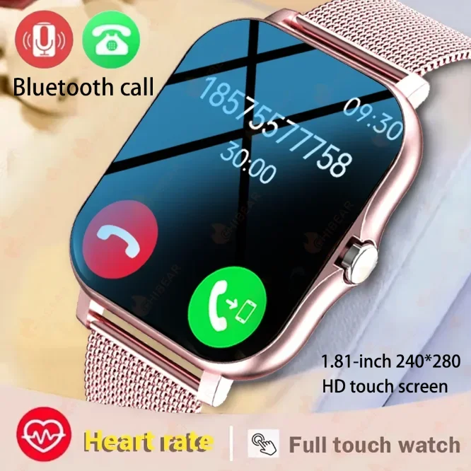 2024 Smart Watch for Men Darček 1,69 'Full Touch Screts Sports Fitness hodinky Bluetooth volá digitálne inteligentné náramky