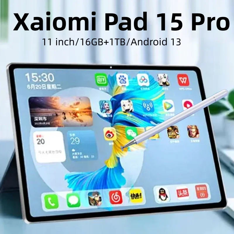 2024 Tablety globálnej verzie Xiaoml Pad 15 Pro 11 palcový HD Originálny tablet 5G WiFi Android PC MI Tablety