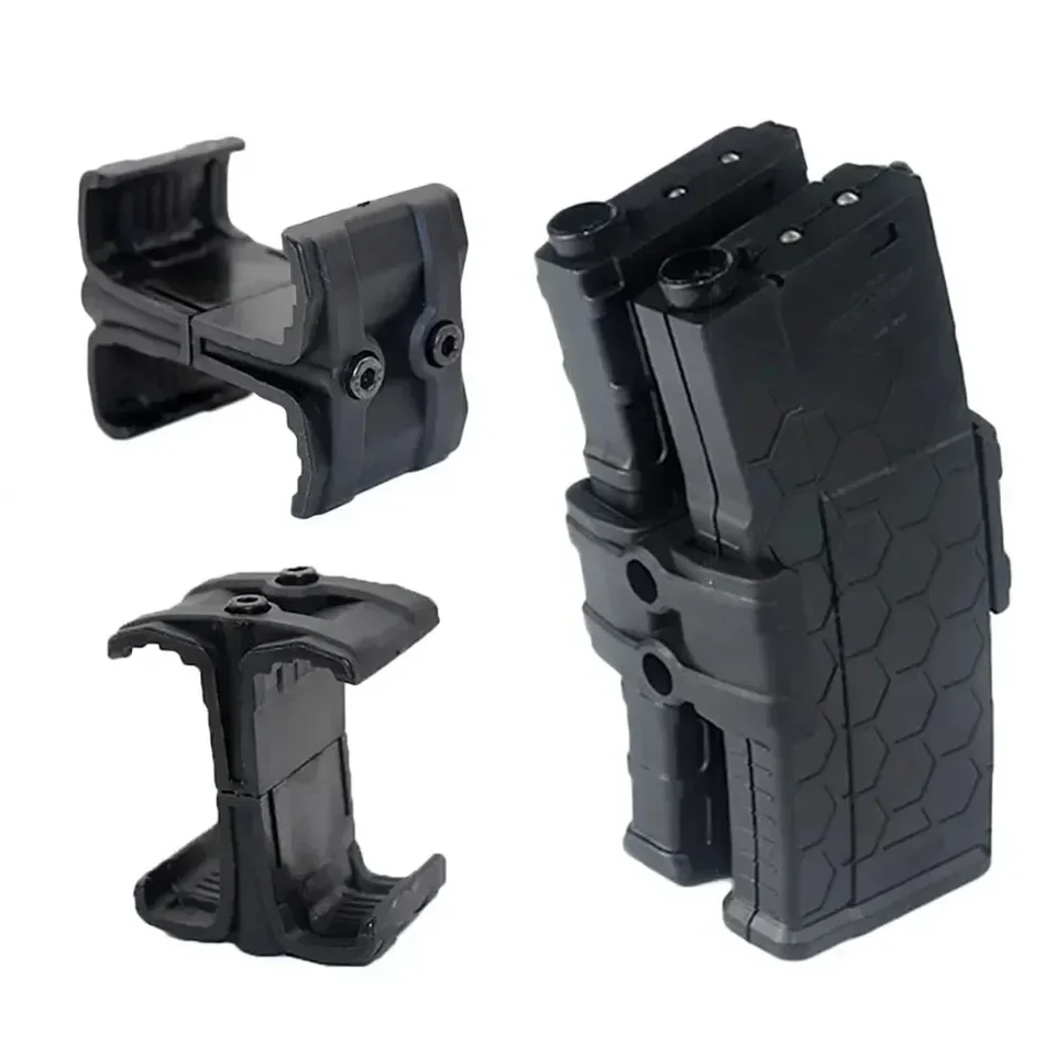 2024 Universal Clip Rifle Dual Paralel Magazine pre AK AR15 M4 MAG595 Airsoft Link Round Cable Speed ​​Loader Gun Adsessory