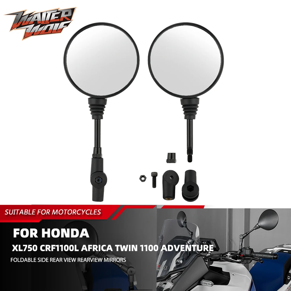 2024 XL750 M10 Skladacie bočné pohľady Zadné zrkadlá pre Honda XL 750 CRF 1100L Africa Twin Adventure Motorycle Motorycle Accessories