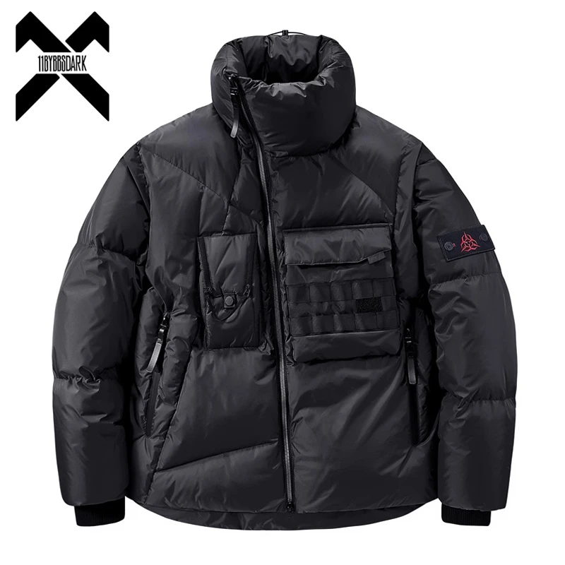 2024 Zimná funkčná bunda dole pre mužov taktické s kapucňou 85% biela kačica dole Warm Ultra Light Outwear Polded Coat