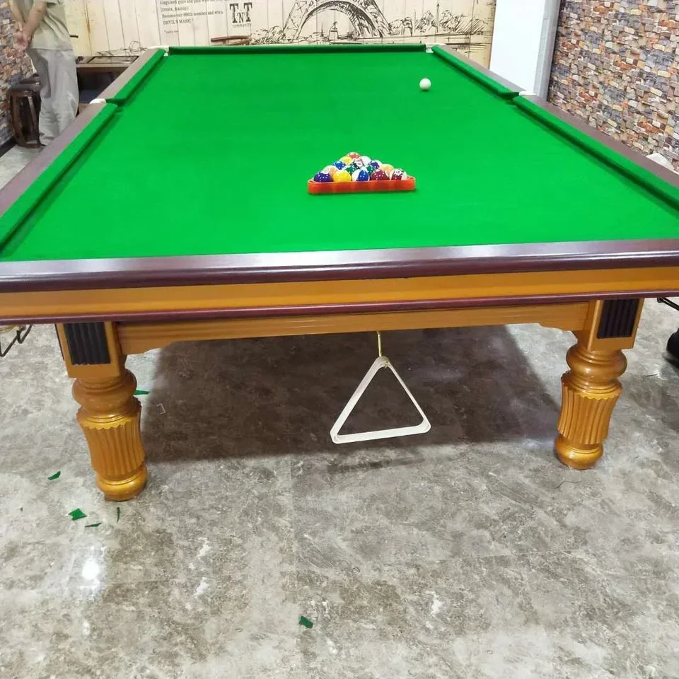 2024 Čína predaj profesionálna medzinárodná štandardná veľkosť lacná cena oceľový blok 12 stôp a 10 stôp Snooker s ohrievačom