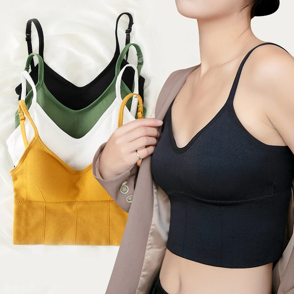 2024 Ženy Sexy krása Back Bralette U typ tenké bezšvové športové podprsenky Dámske spodná bielizeň Solidová farba Športové spodné prádlo Push Up Bras