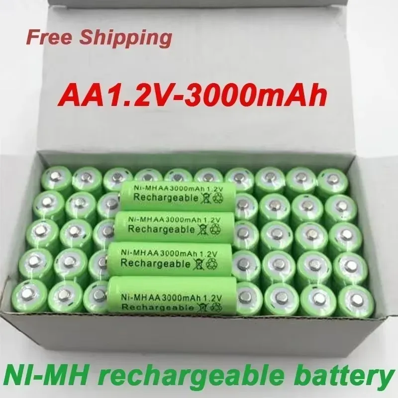2024BESTSELLING 1,2V3000MAH AA batéria NI-MH Nabíjateľná batéria pre hračky KAMERICKÁ KAMERICKÁ Kalkulačka Elektronická cigareta