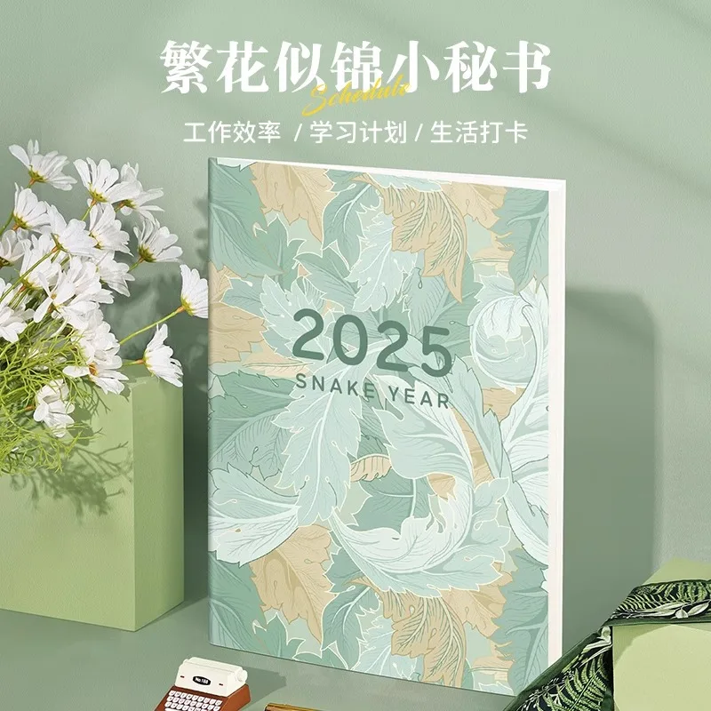 2025 A4/A5 CALENDAR PLANNER POZNÁMKY TIME Management Cardbook Efektívnosť Príručka pre notebook Student Office Kancelárie Kancelárie