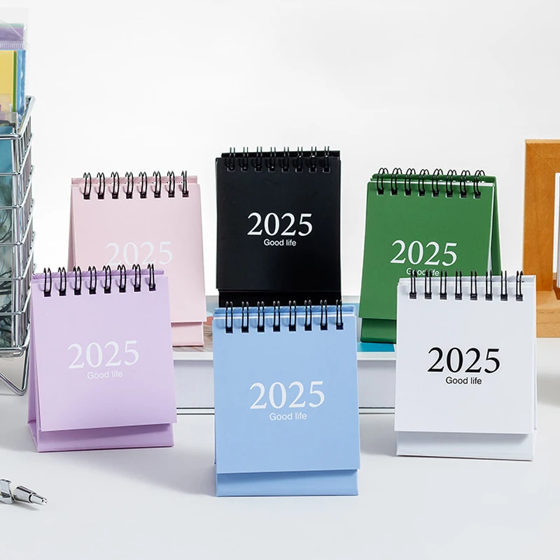 2025 Desk Calendar Ročne mesačný denný plánovač Čas manegénny harmonogram organizátorov, aby robili zoznam kníh kalendára poznámka Memo Pad