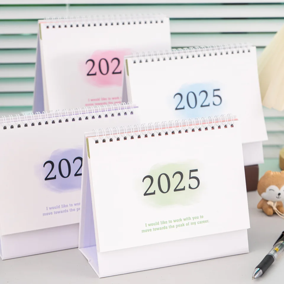 2025 Deskový kalendár Veľký anglický kalendár Knihy Ročné do zoznamu Mesačný denný plánovač Time Manegment