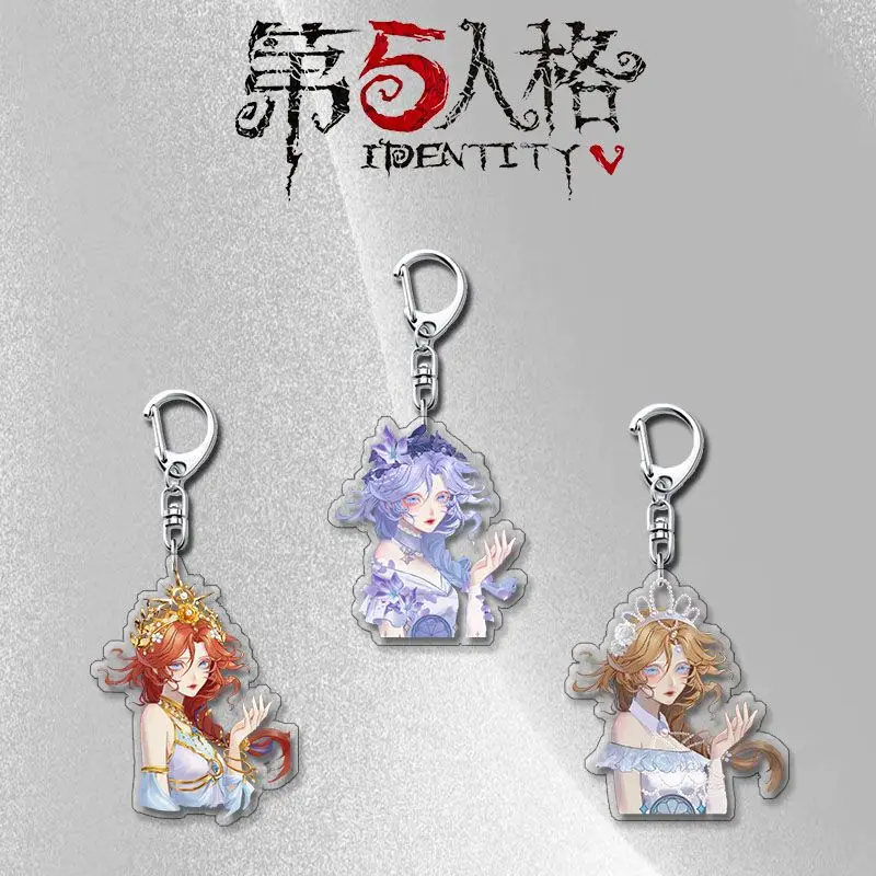 2025 Game Anime Identity V Grace akrylic Keychain pre doplnky roztomilý prívesok kľúčový reťazec prsteň Keychain šperky darčeky