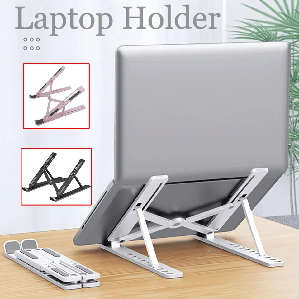 2025 Horúci skladateľný stojan na notebook plastový notebook stojan prenosný držiak na notebook Tablet Stand Pre počítač MacBook iPad Dropshipping