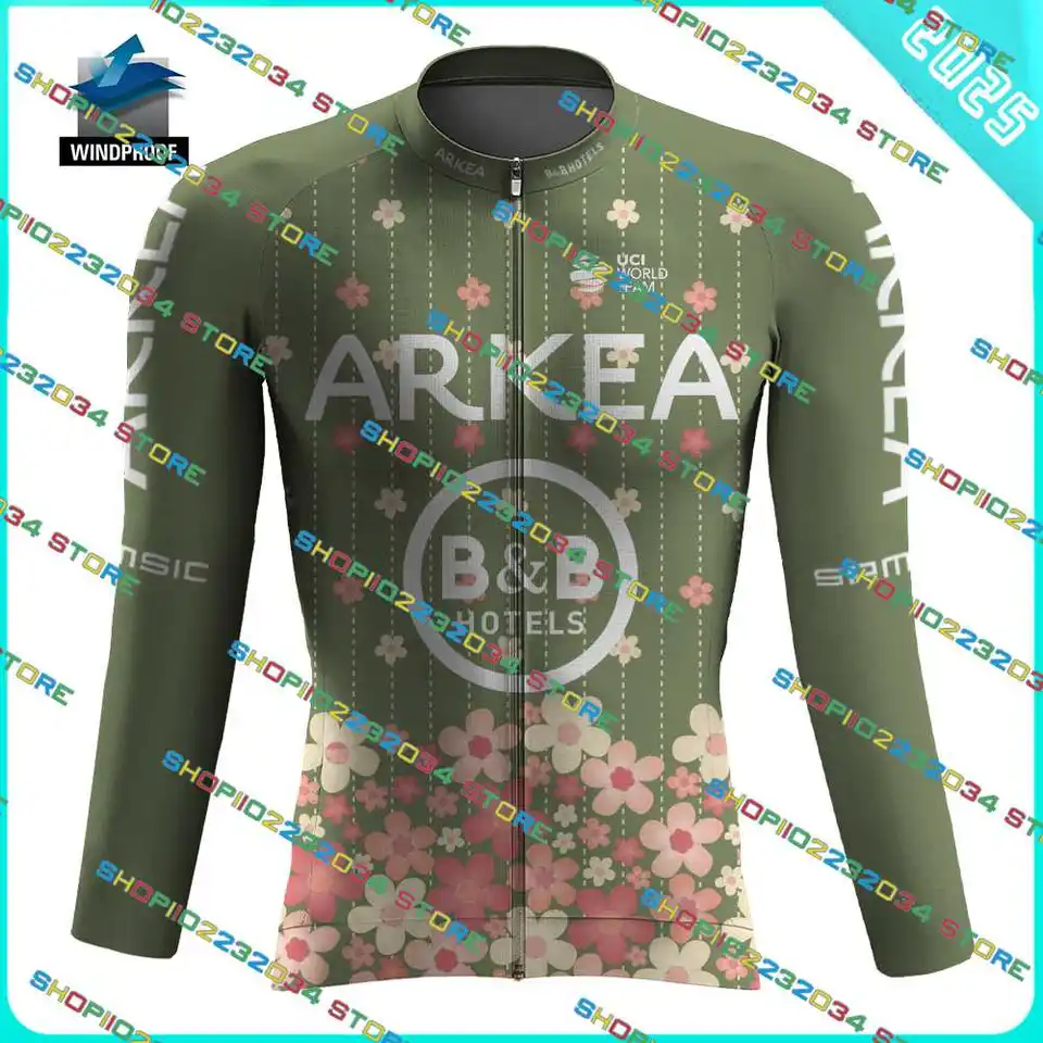 2025 Hotely ARKEA Cyklujúca veterná vesta Dlhá cyklistická vesta Windproof Cycling Jersey bez rukávov bez rukávov Maillot