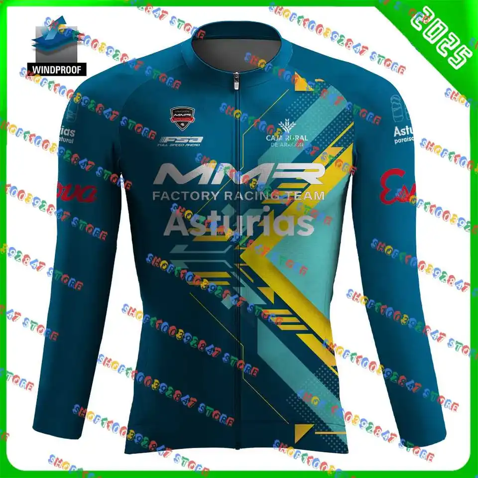 2025 mmr cyklistický dres set Windproof Mens Cycling Clothing s dlhým rukávom dresy topy bicykel košeľa